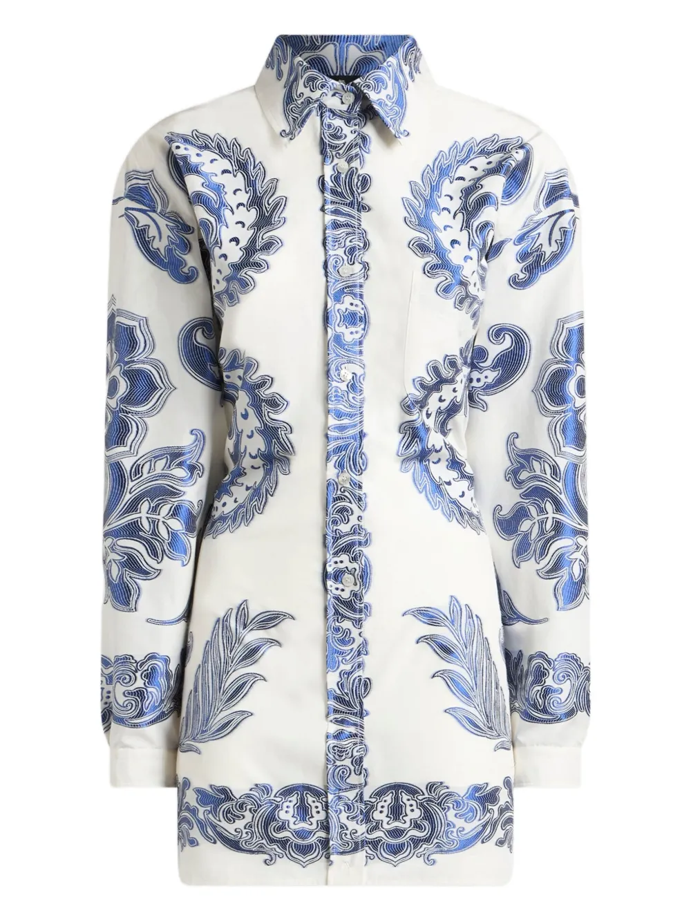 ETRO Blouse met bloemenprint Wit
