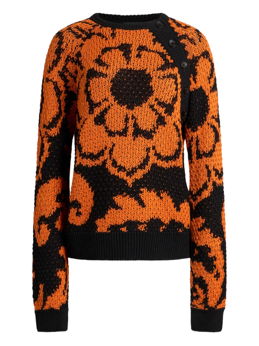 ETRO Jumpsuit met bloemenjacquard Zwart