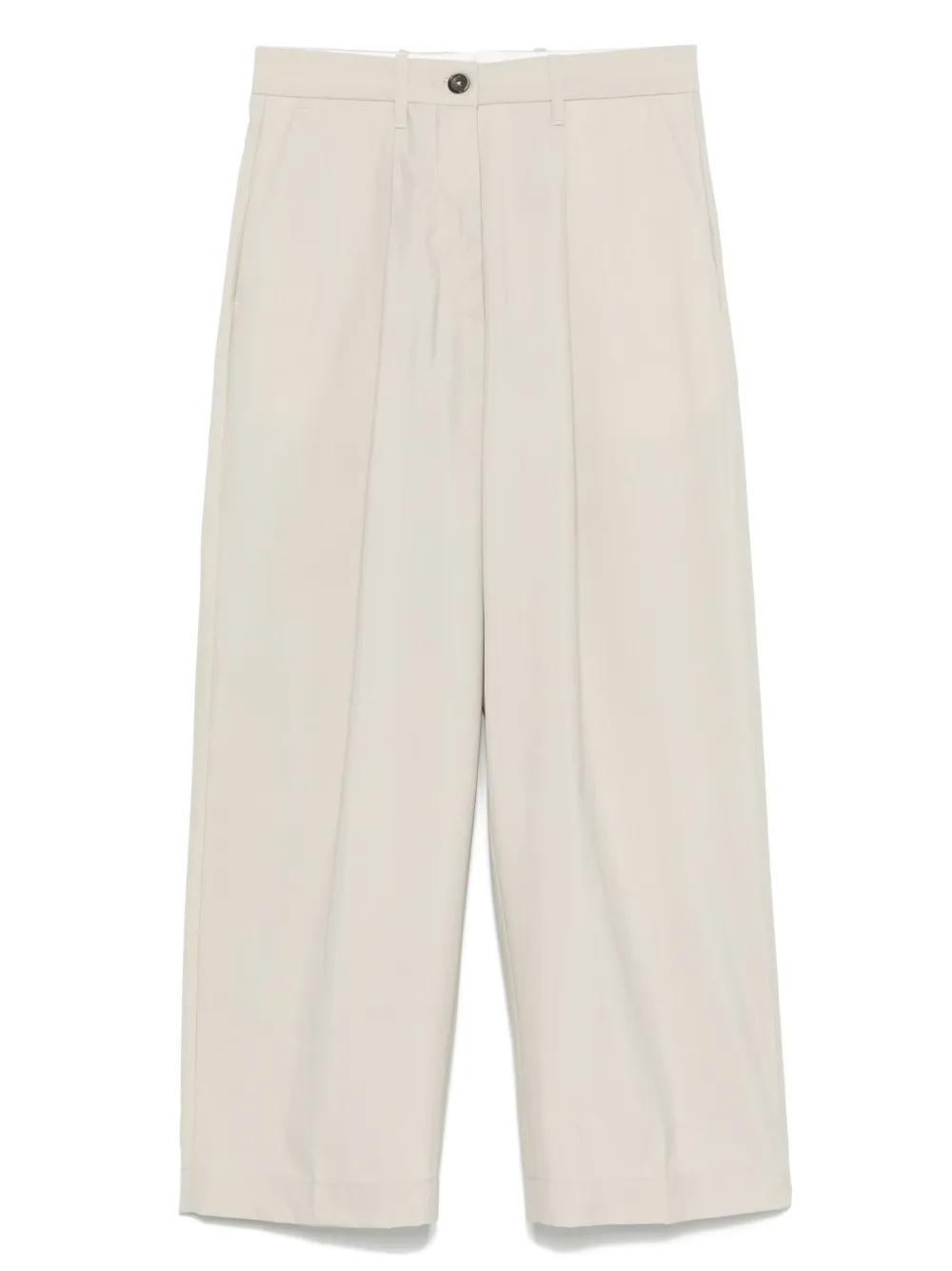 Nine In The Morning pleat-detailed trousers | Neutrals | Image 1