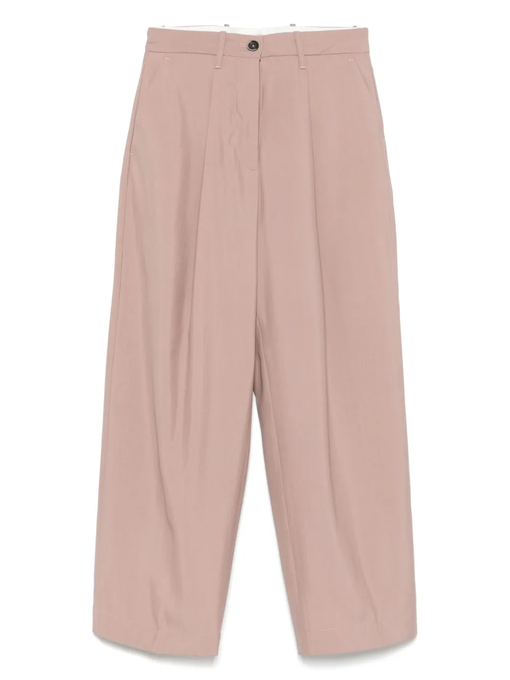 Nine In The Morning pleat-detailed trousers | Pink | Image 1