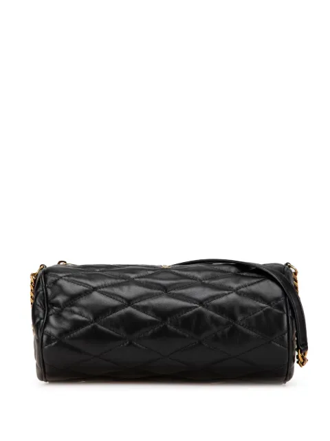 Saint Laurent Pre-Owned petit sac porté épaule Sade Tube Bag en peau d'agneau matelassée (2023)