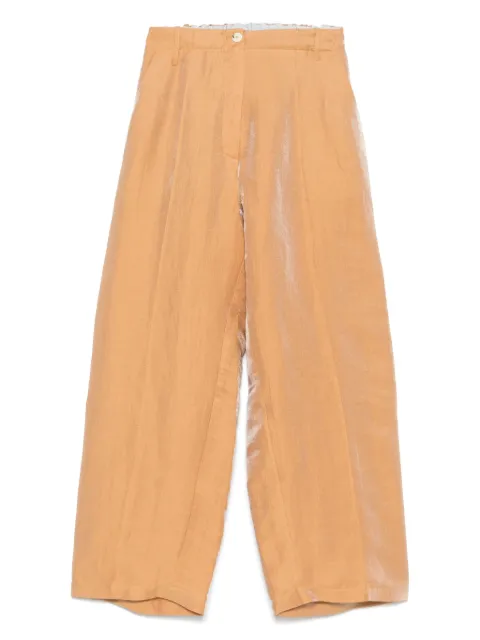Alysi lurex-detailed trousers
