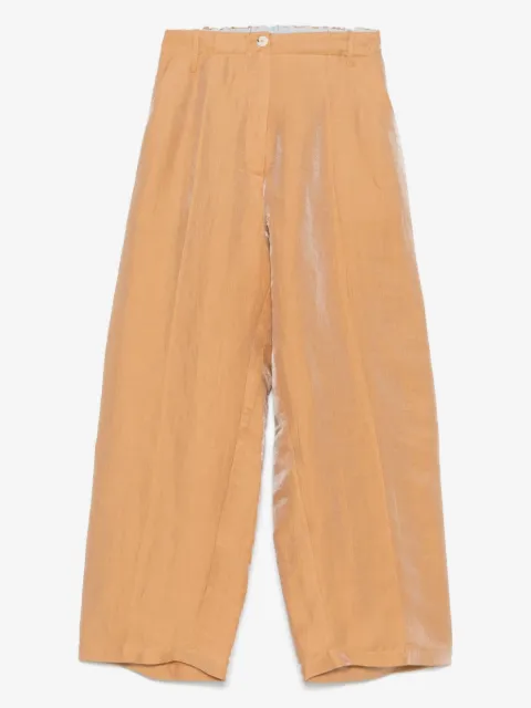 Alysi lurex-detailed trousers