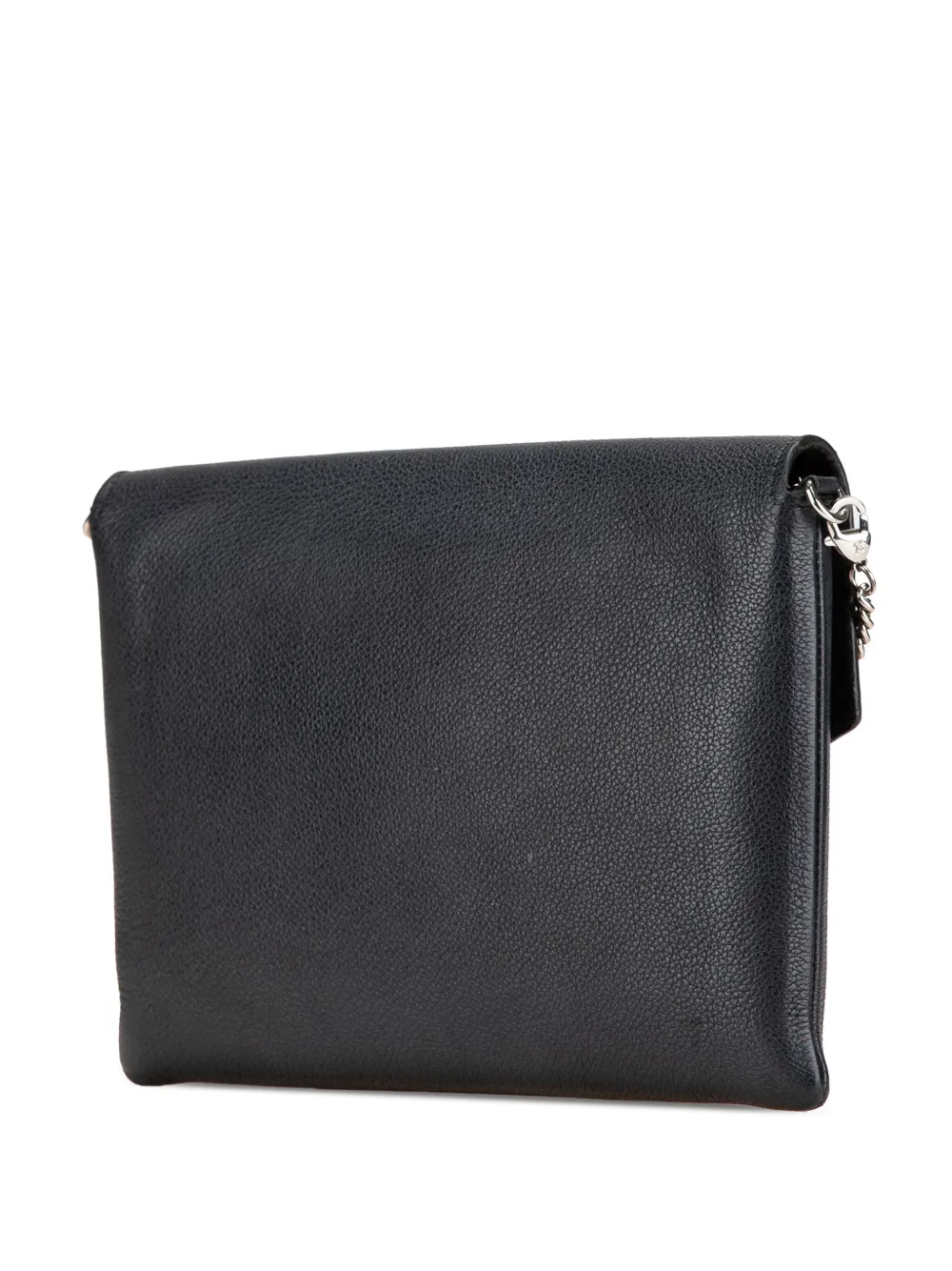 Pre-owned Louis Vuitton 2019 Mylockme Chain Pochette Crossbody Bag In Black