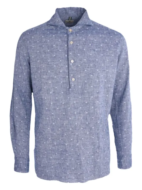 Luigi Borrelli polka-dot shirt