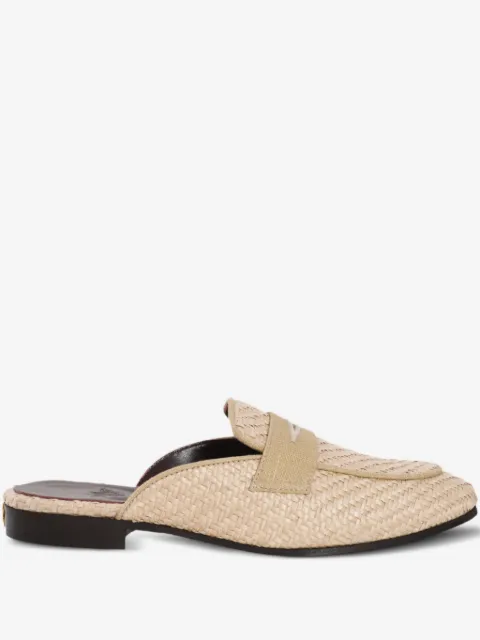 Bougeotte raffia mules 