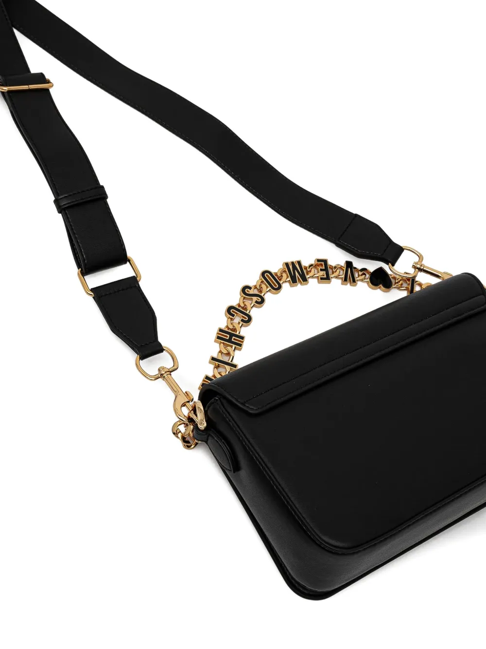 Love Moschino Shopper met logobedel Zwart