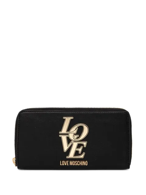 Love Moschino logo-lettering wallet