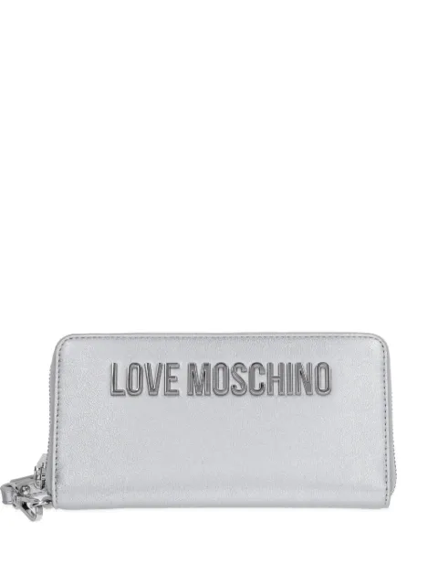 Love Moschino metallic wallet