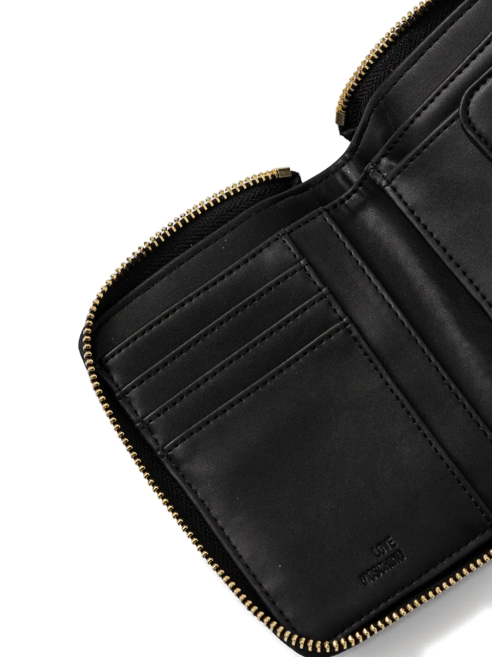 Love Moschino Portemonnee met logo Zwart