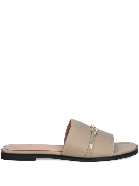 Love Moschino Pantoletten aus Leder