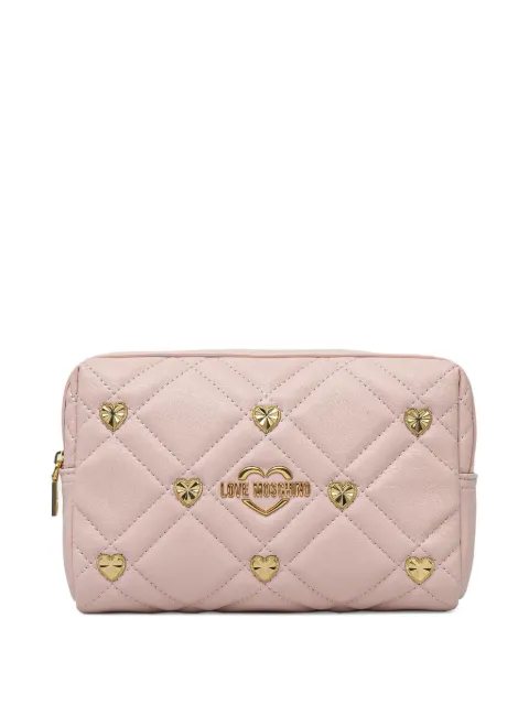 Love Moschino quilted make up bag