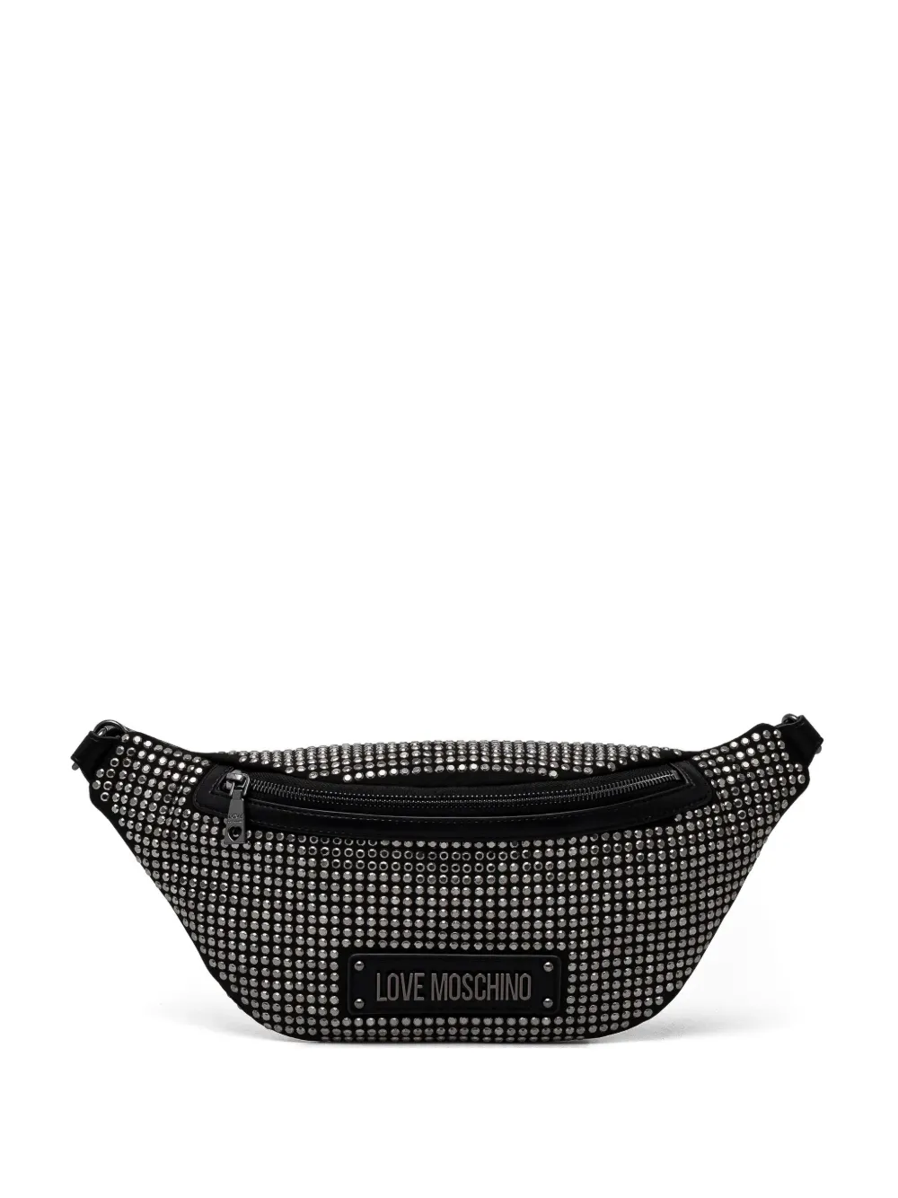Love Moschino スタッズ ベルトバッグ - ブラック Love Moschino スタッズ ベルトバッグ - ブラック