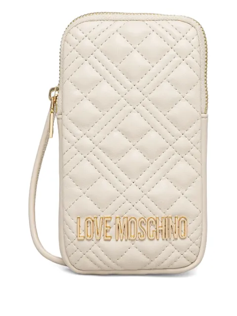 Love Moschino funda para celular con letras del logo