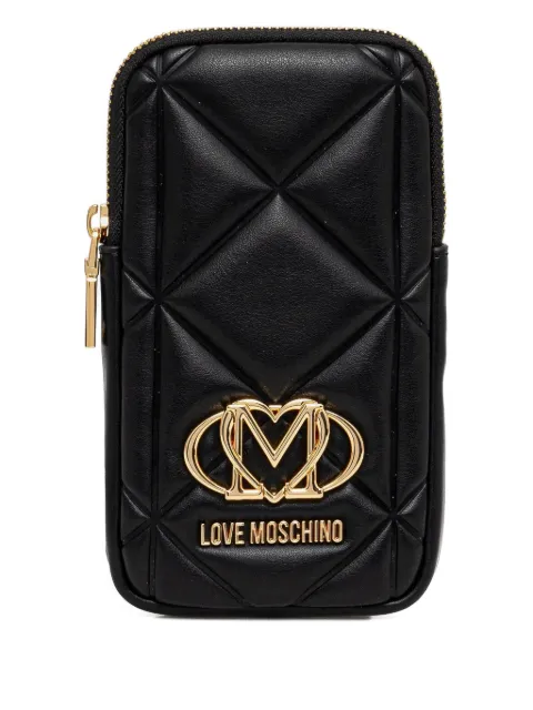Love Moschino funda para celular capitonada