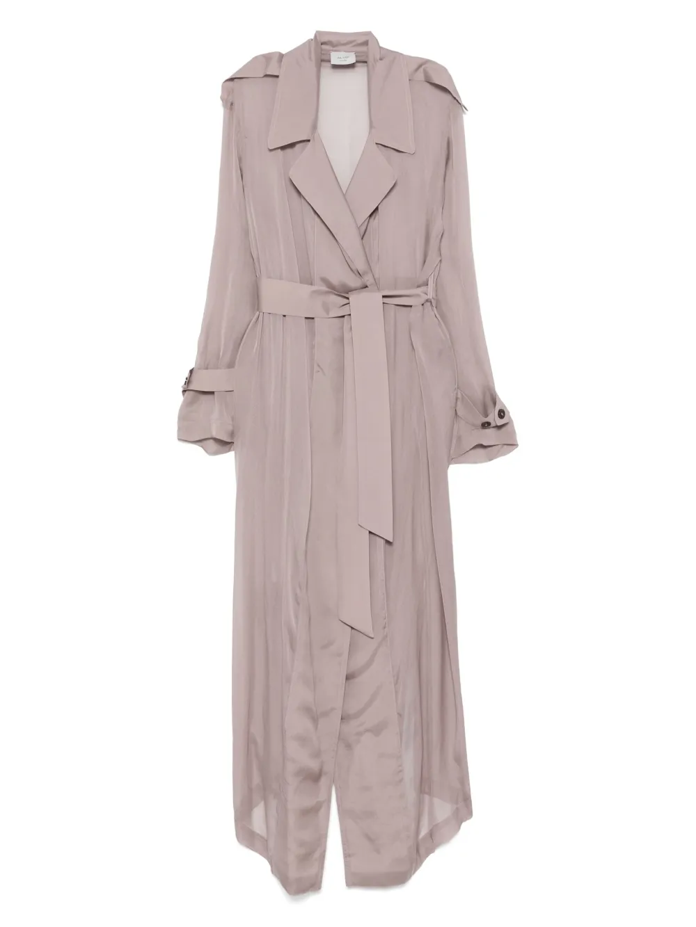 Alysi spolverino chiffon trench coat | Purple | Image 1