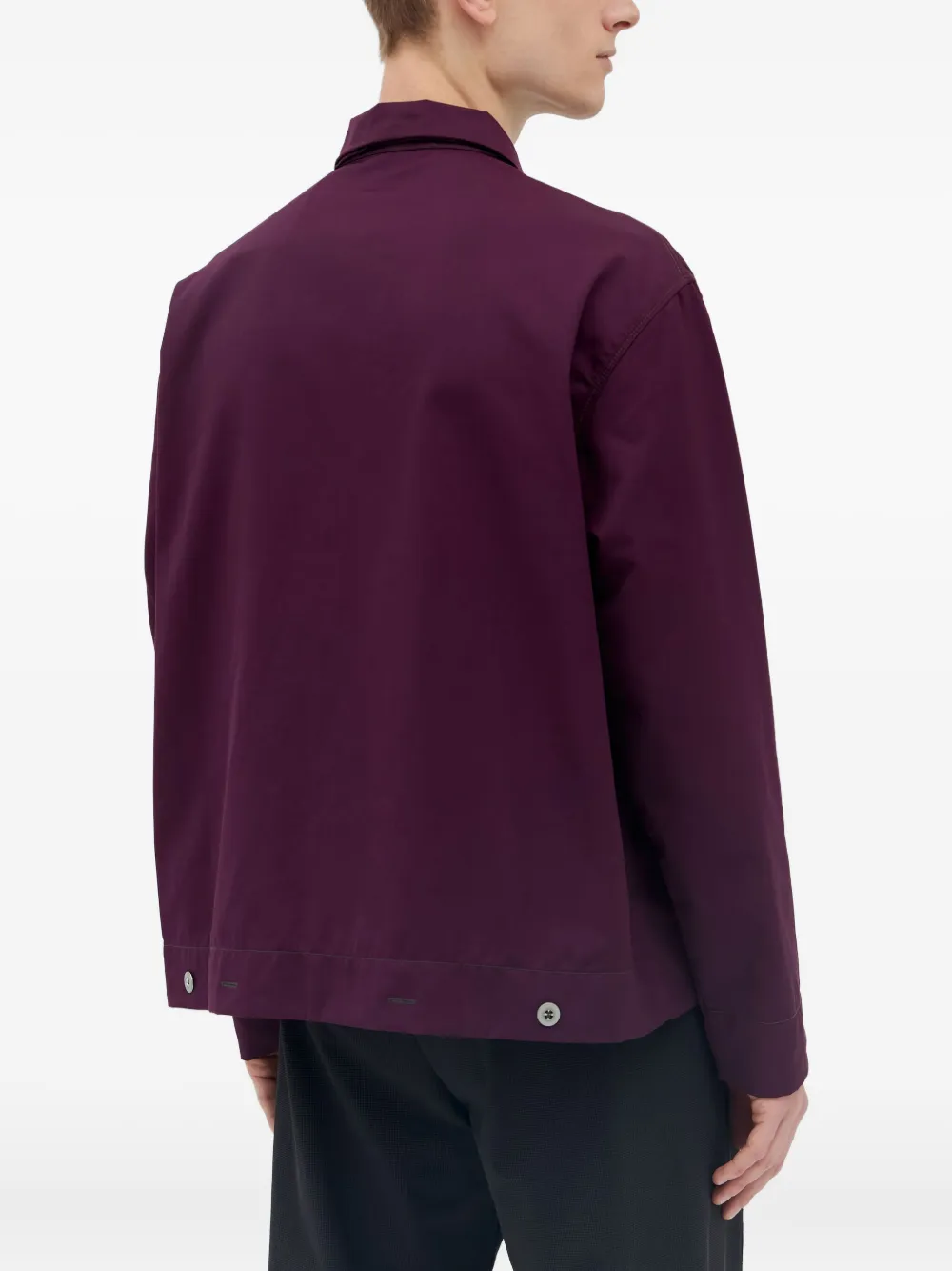 AFFXWRKS Shirtjack met logoprint Paars