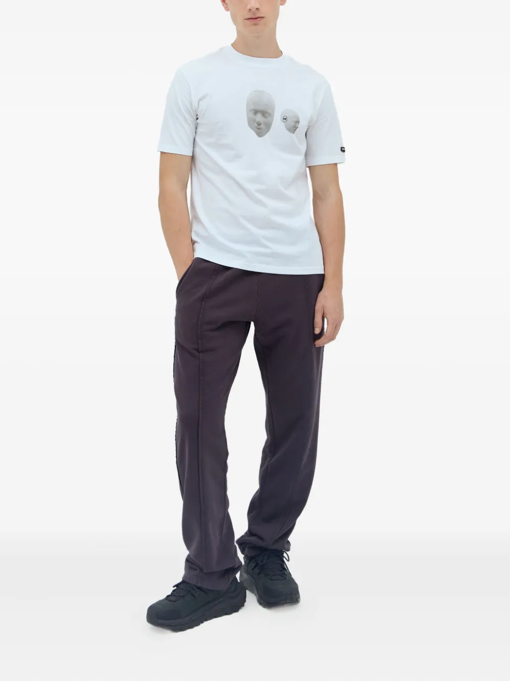 Affxwrks Graphic-print Cotton T-shirt In White