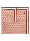 Lacoste monogram-pattern scarf - Pink