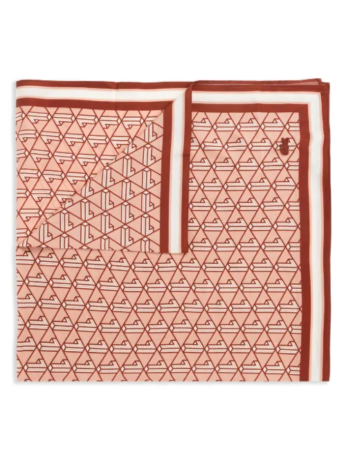 Écharpe à motif monogrammé - Lacoste - Modalova