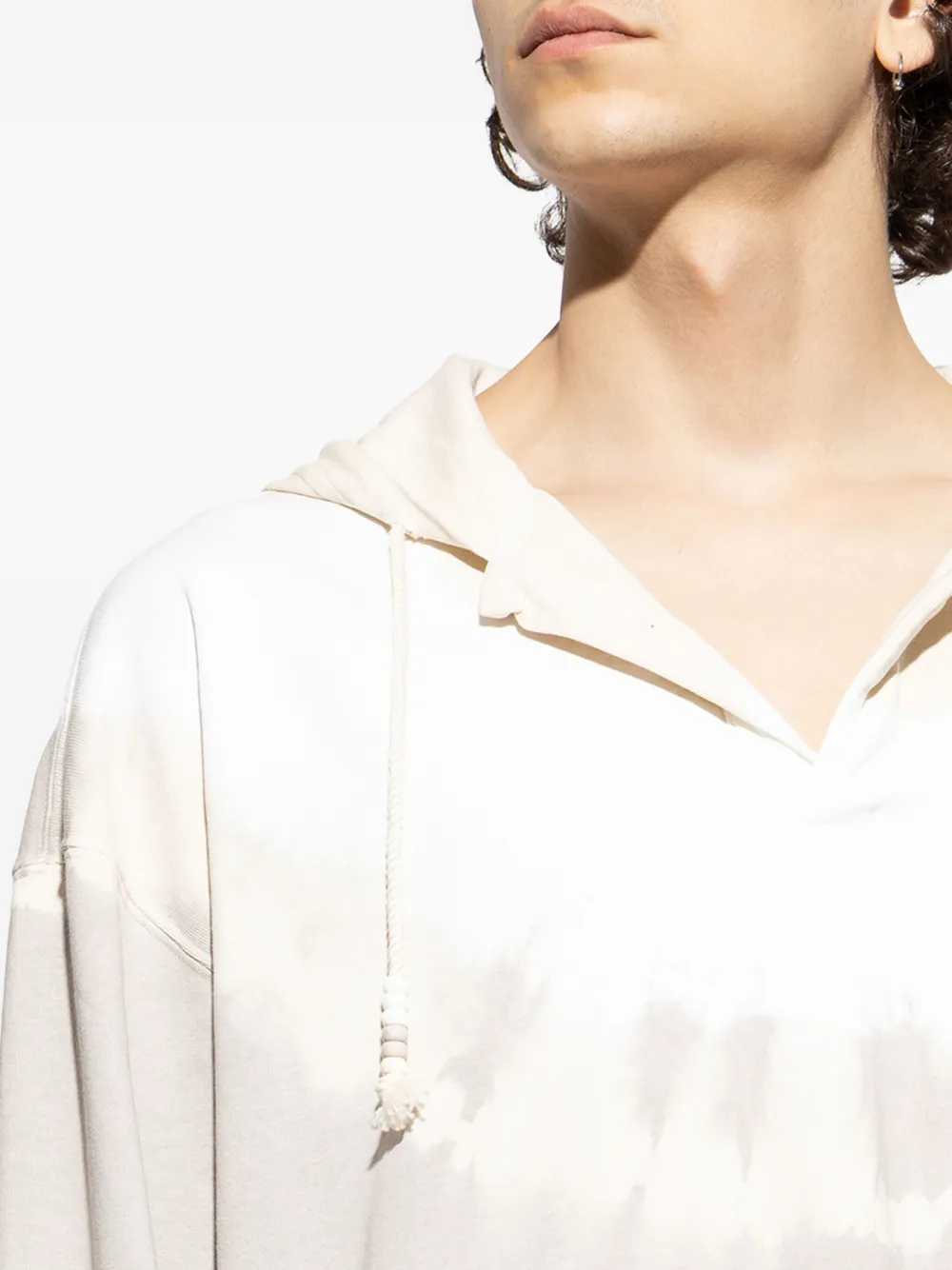 MM6 Maison Margiela Katoenen hoodie Beige