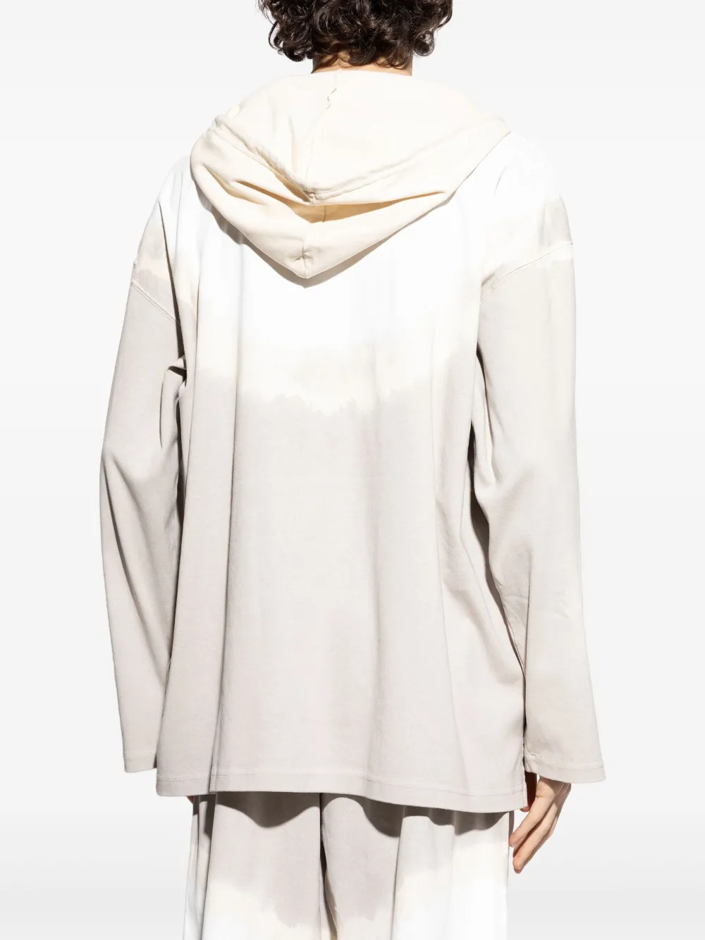 MM6 Maison Margiela Katoenen hoodie Beige