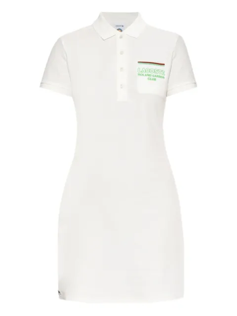 Lacoste logo-embroidered mini dress