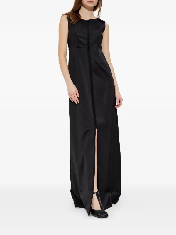 MM6 ブラック ロゴ入り ワンピース MM6 Maison Margiela ロゴ ワンピース | ブラック | FARFETCH JP