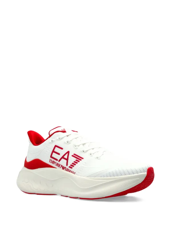 【EMPORIO ARMANI】EA7 ロゴ スニーカー ‐White *送料込 Ea7 Emporio Armani Logo Sneakers | White | FARFETCH