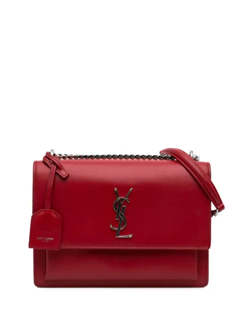 Saint Laurent Pre-Owned bolsa crossbody Medium Leather Monogram Sunset 2018