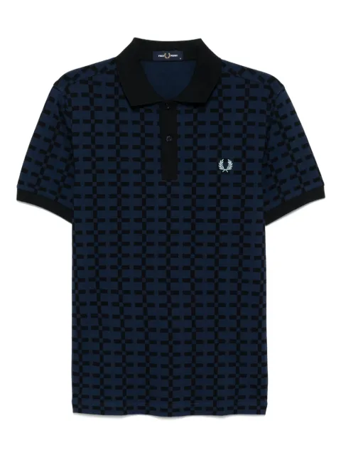 Fred Perry playera tipo polo en jacquard