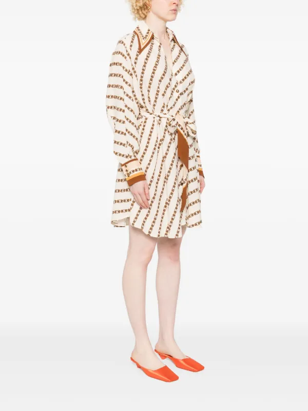 【Zimmermann】OTTIE TUCK SHIRT DRESS シャツ ミディドレス Zimmermann OTTIE TUCK SHIRT DRESS | REVERSIBLE