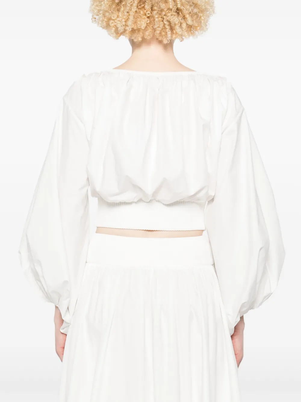 Zimmermann Long-sleeved Top In 白色