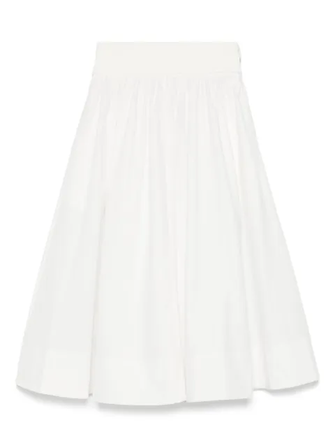 ZIMMERMANN poplin midi skirt