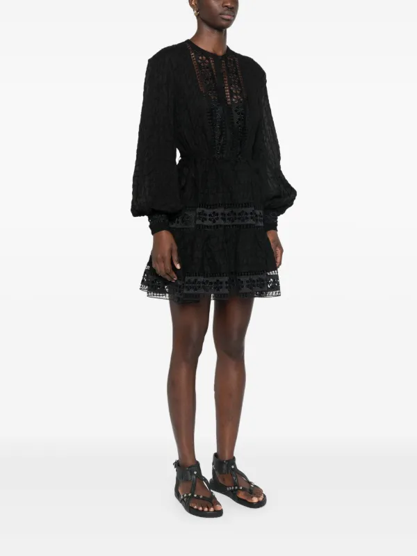 Charo Ruiz Ibiza Begonne Mini Dress - Black