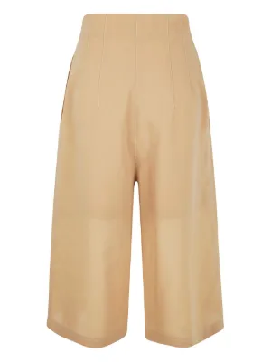 パンツ PHILOSOPHY DI LORENZO SERAFINI Ivory Polyester Blend Shorts Philosophy Di Lorenzo Serafini Shorts for Women | Online