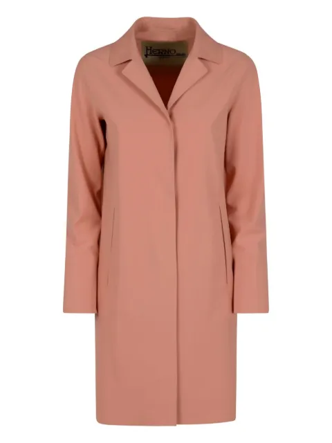 Herno collar-detail coat