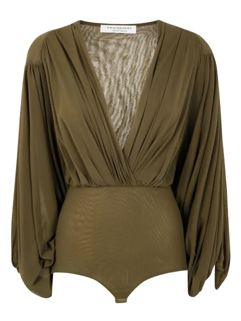 Philosophy Di Lorenzo Serafini wide-sleeves bodysuit