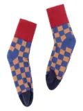 Brain Dead colour-block socks - Blue