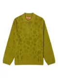 Brain Dead polka-dot polo sweater - Green