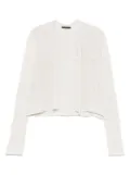 Transit mélange-effect knitted cardigan - Neutrals