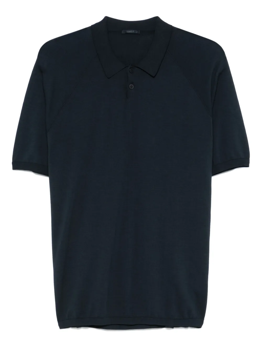Transit cotton polo shirt Blauw