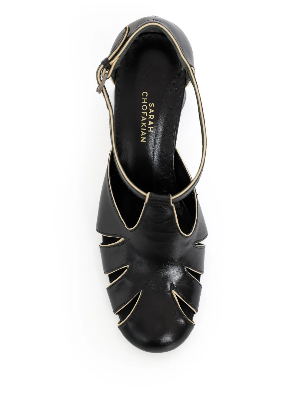 Sarah Chofakian 65mm Nohra pumps Black