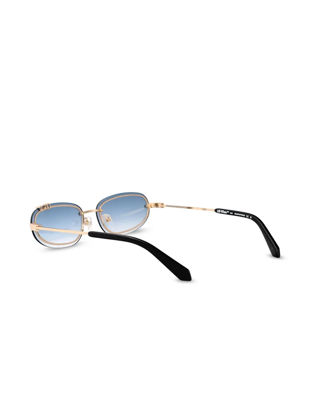 Off-White Eyewear Miami zonnebril Goud
