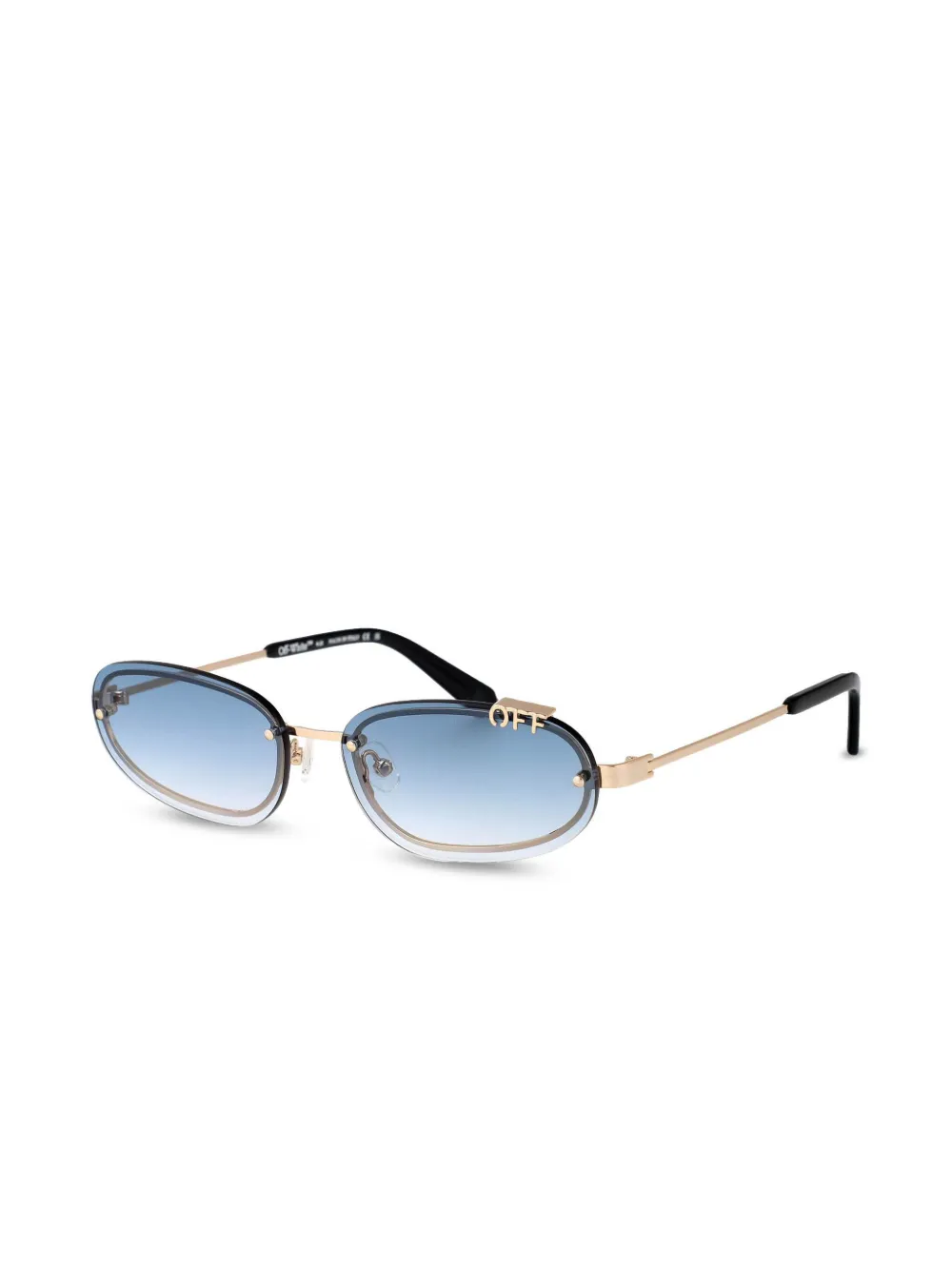 Off-White Eyewear Miami zonnebril Goud