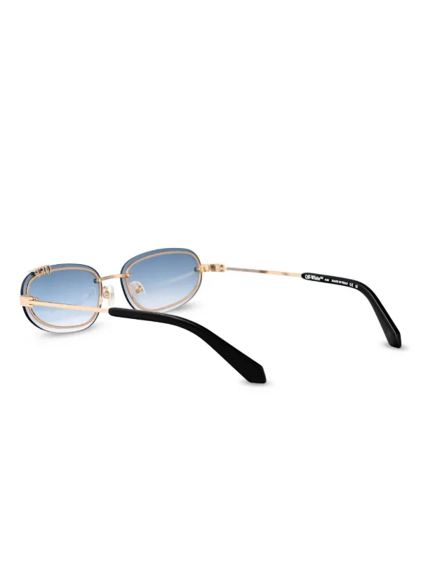 【送料&関税込】Off-White Albany Sunglasses - Unisex Off-White Eyewear Albany Sunglasses | Blue | FARFETCH JO