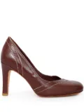 Sarah Chofakian 75mm Strengell pumps - Brown