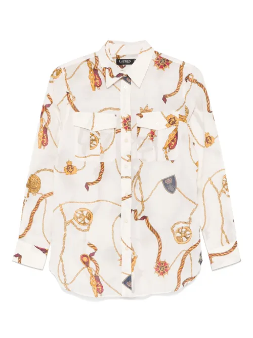 Chemise à imprimé graphique - Lauren Ralph Lauren - Modalova