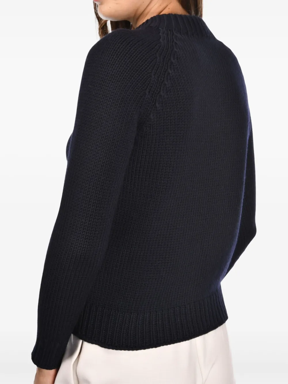 Gran Sasso Trui van scheerwol Blauw