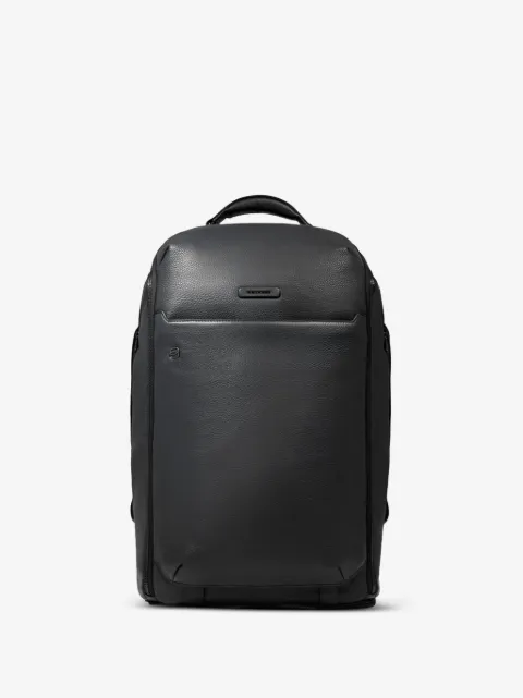 PIQUADRO Mochila com placa de logo